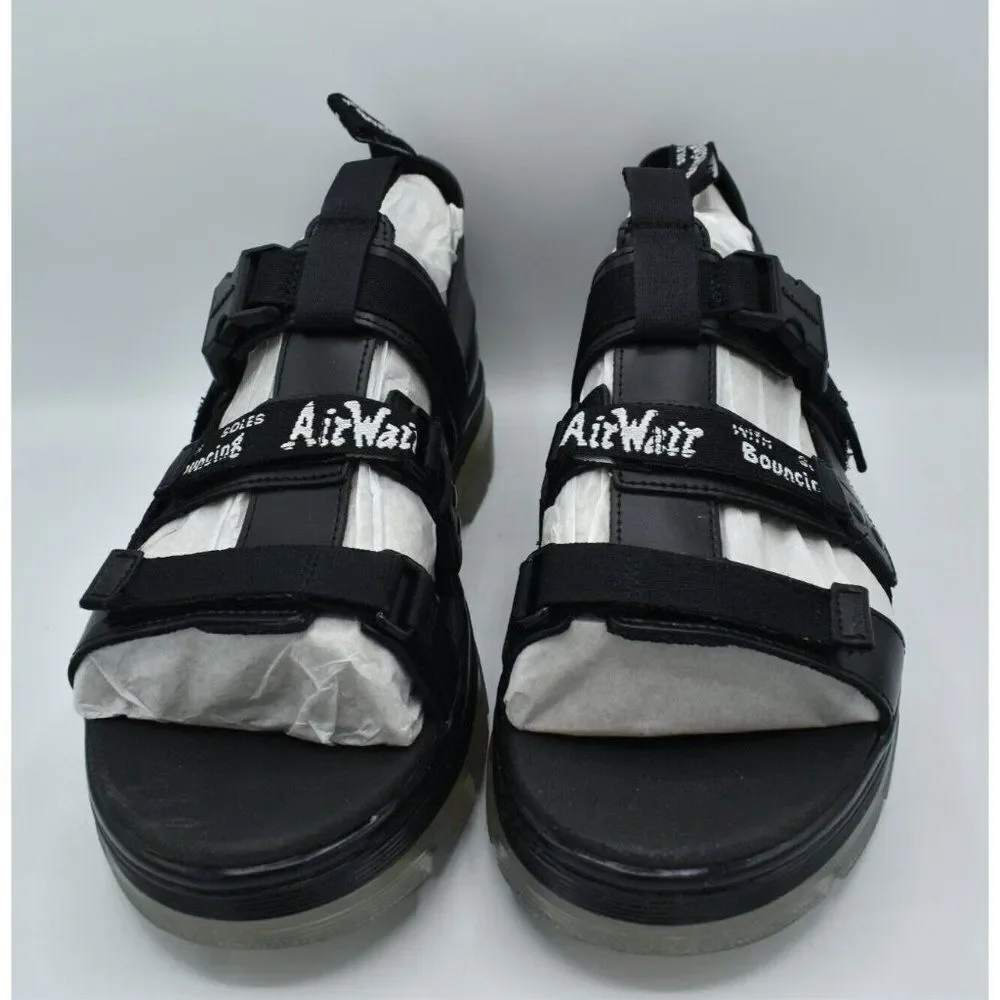 Dr Martens Mens Size 13 Pearson Webbing Black Sport Sandals Shoes‎